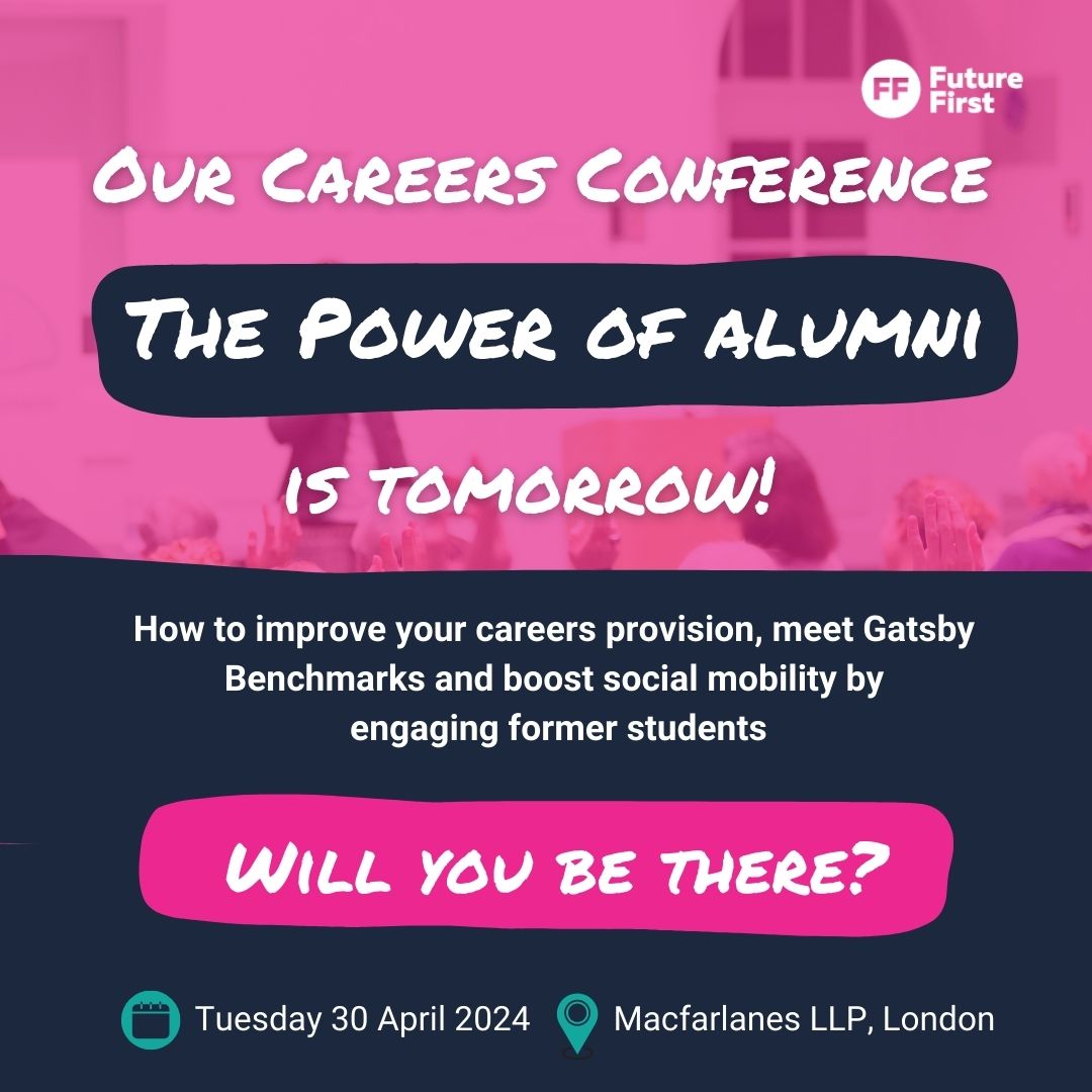 📆 It's nearly CC-day! Our Careers Conference is tomorrow and we look forward to welcoming our delegates, speakers and team members at Macfarlanes LLP offices in London. More info: futurefirst.org.uk/future-first-c…