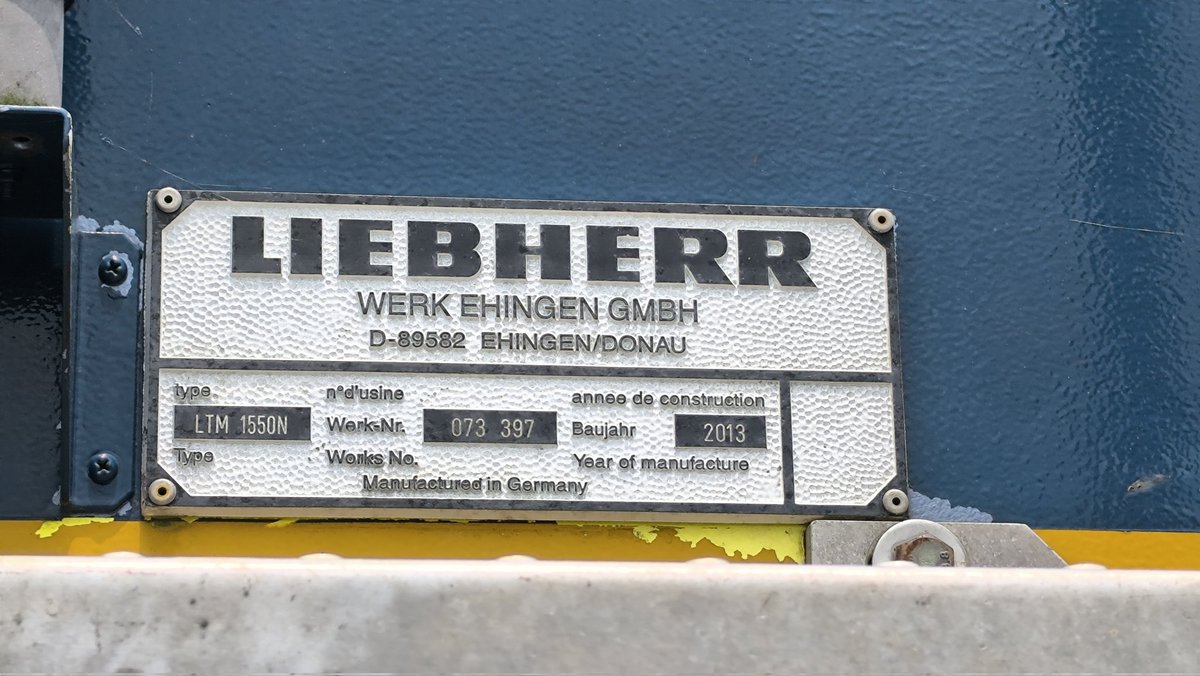 LIEBHERR LTM1550N 

ex. DENZAI/鶴屋