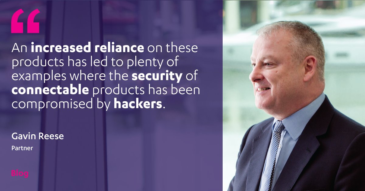 We take a closer look at the UK government’s new security regime, which will introduce more stringent measures to reduce the cyber security risks of smart technologies in consumer products. 🔗 bit.ly/3JznE2L. #SmartTech #ProductLiability #Regulatory #RegulatoryRPC