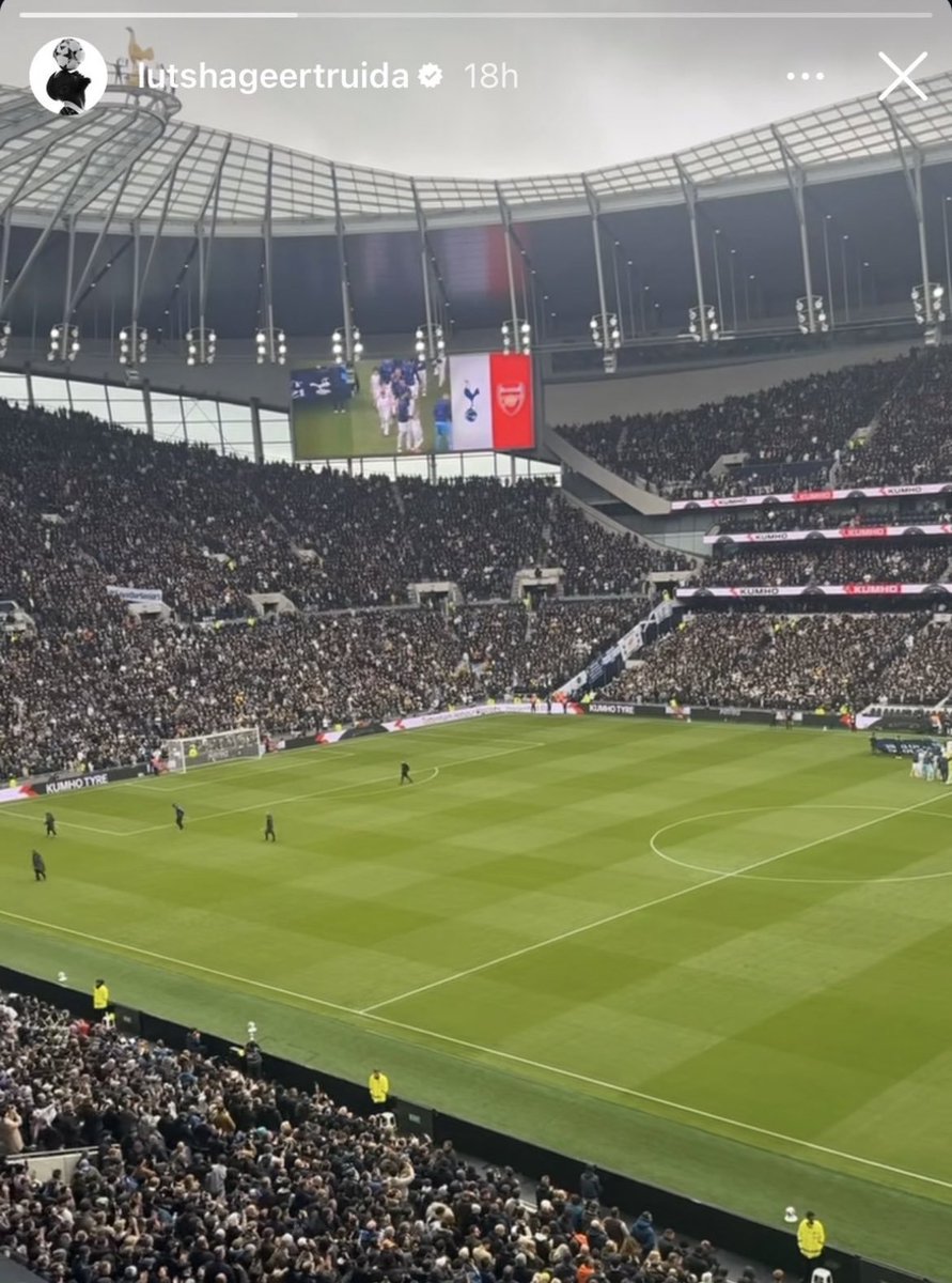 #thfc Feyenoord pair Lutsharel Geertruida (CB/RB/DM) and Santiago Giménez (ST) both attended yesterday's North London Derby.