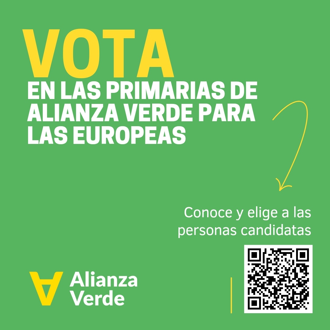 Quedan unas horas para votar en nuestras primarias para las elecciones europeas, a las que nos presentamos con Podemos. Echa un ojo aquí para conocer a las personas candidatas, y vota 💚🇪🇺 alianzaverde.es/candidaturas-e…