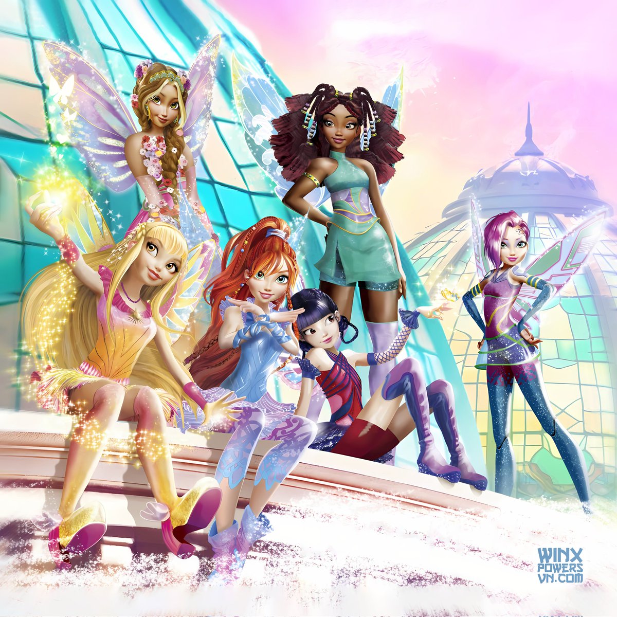 Winx Club reboot dizisinden kızların peri hallerine ilk bakış 🧚🏼‍♀️