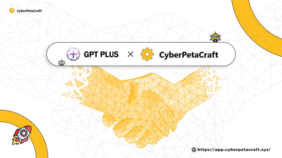 🚀 Thrilled to announce our collaboration with @GPTPlusAI! 

✨Elevate Your Vision with AI-POWERED GPT PLUS! Join forces with us as we embark on a transformative journey, turning visionary ideas into intelligent, blockchain-backed solutions. 

Together, we're redefining
