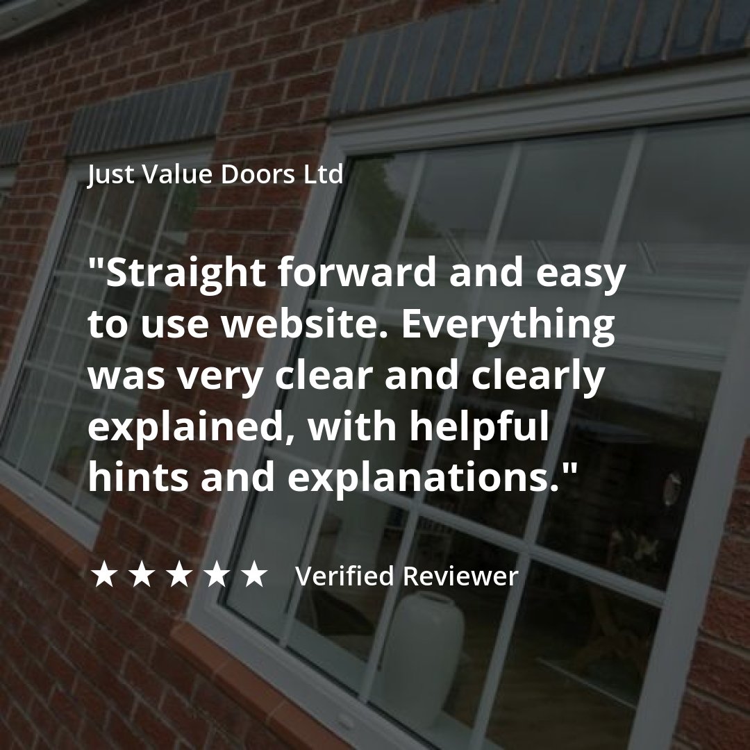 Thrilled to receive another glowing review from a satisfied customer! 🌟 We love hearing about your positive experiences! #HappyCustomers #JustValueDoors