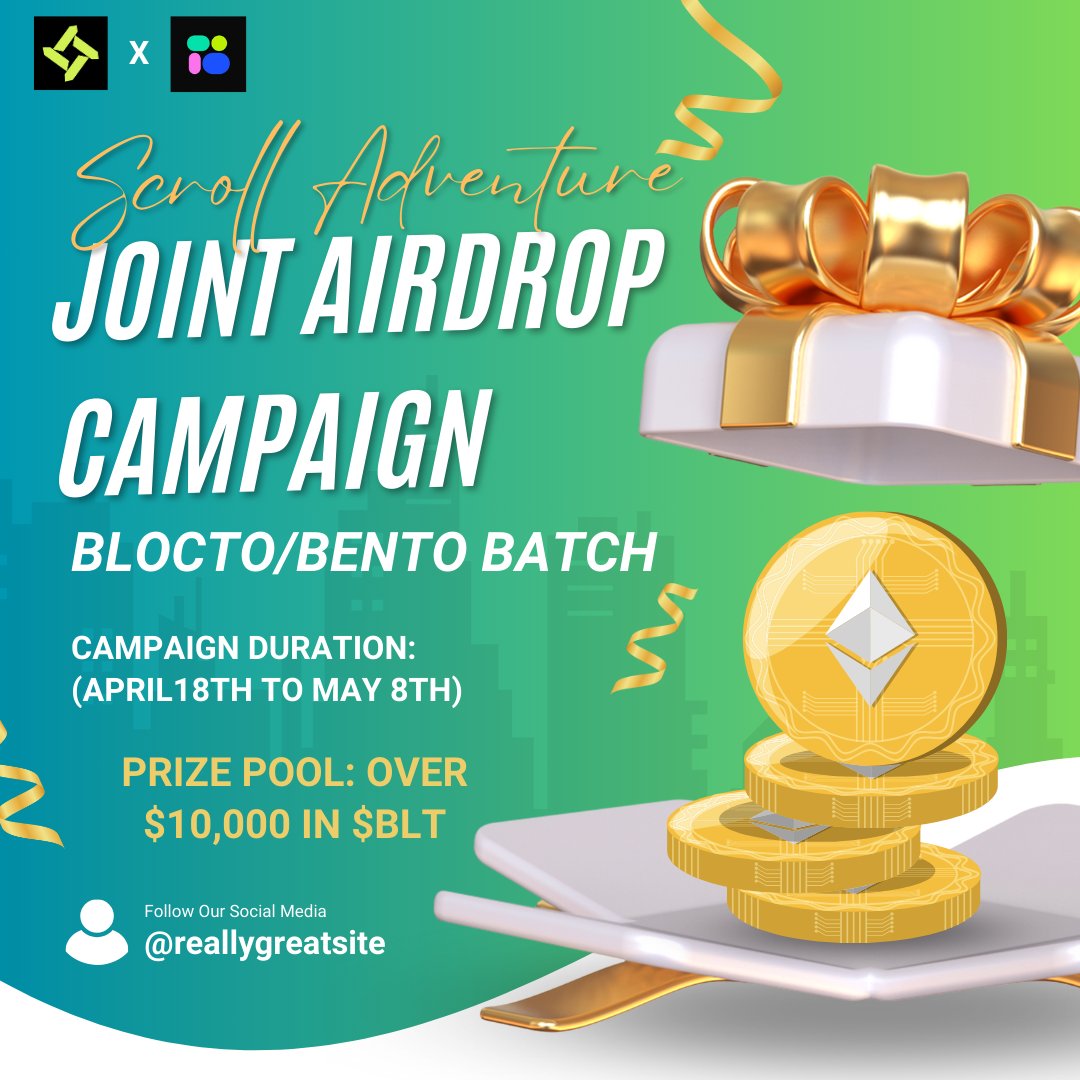 ⌛️ Just few days left until the end of the @pen_pad X @bentobatch X @BloctoApp joint airdrop campaign. It's not too late to join in, you can still earn rewards if you join in now. To participate: 1. Register through the Blocto invitation link to earn a 10% Penpad Points bonus…