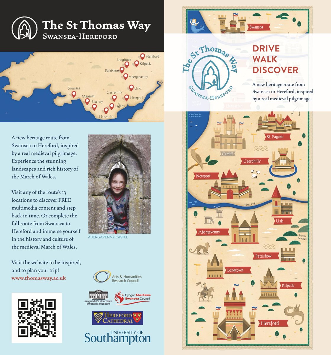 <a href="/StThomasWay/">The St Thomas Way</a> <a href="/PilgrimTrust/">British Pilgrimage Trust</a> <a href="/HFDCathedral/">Hereford Cathedral</a> <a href="/VisitHfds/">Visit Herefordshire</a> <a href="/swanseamuseum/">Swansea Museum</a> <a href="/stmaryswansea/">St Mary's Swansea ✝️</a> <a href="/StMarysPriory/">St Mary's Priory Church</a> <a href="/TitheBarn/">Tithe Barn</a> <a href="/ahrcpress/">Arts and Humanities Research Council</a> You can of course also still find the St Thomas Way at thomasway.ac.uk