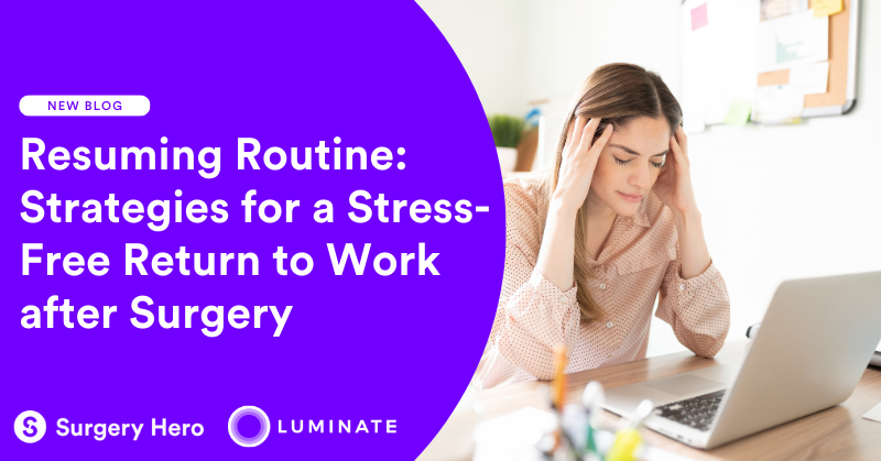This #StressAwarenessMonth we were delighted to be able to partner with with @we_are_luminate👐 We are so excited to share this blog post with you! Read it in full here: surgeryhero.com/resource/resum… #StressManagement