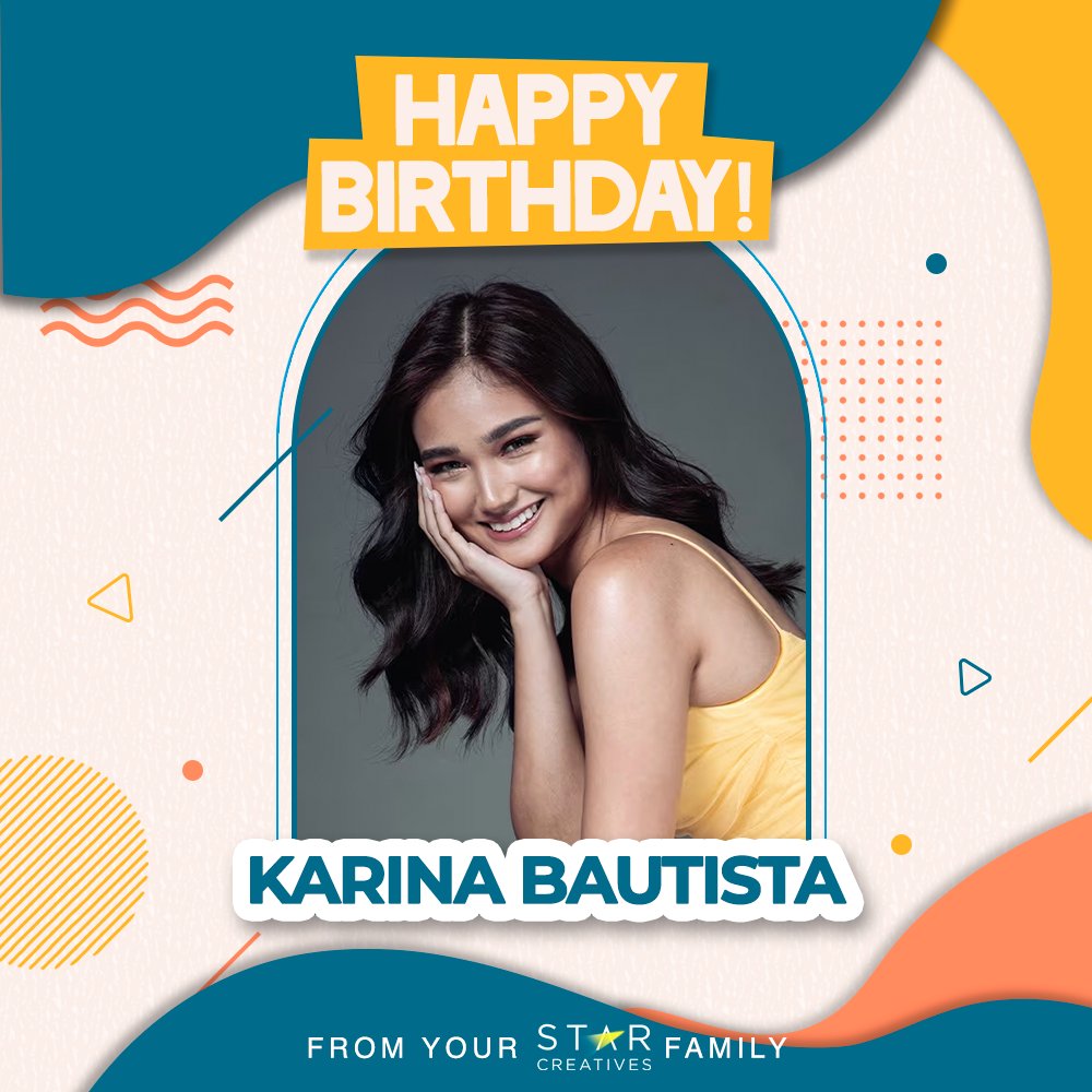 Happy Birthday, Karina Bautista! Wishing you endless opportunities and happiness in the coming years. 🥳 All the love from Star Creatives family! 🎂🎉