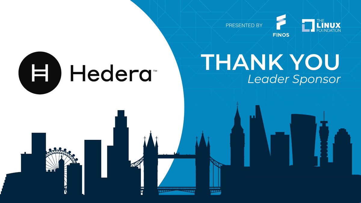 👏 THANK YOU @hedera for being a Leader Sponsor of our #OpenSource in #Finance Forum! Register NOW & join us in London in June: 🎫 bit.ly/3Udje6h #OSinFinance #OSFF2024 #financialservices #conference #community #opensourcecommunity #regtech #developer #fintech