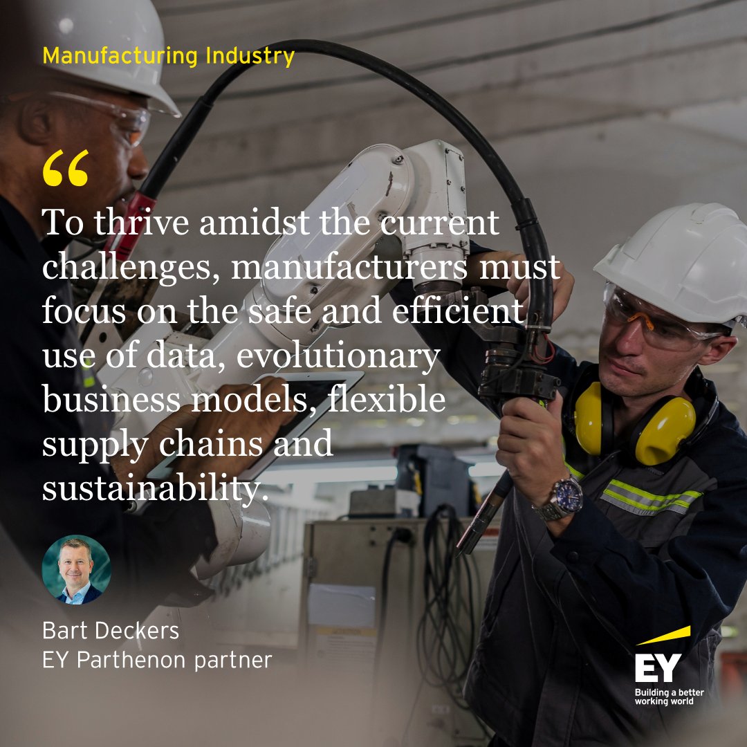 Despite challenges, Belgium's manufacturing holds potential for sustainable growth. EY Parthenon partner Bart Deckers discusses the opportunities for the sector to remain a stable factor in our economy. 

#advancedmanufacturing #manufacturingindustry 

go.ey.com/4aUn37Q