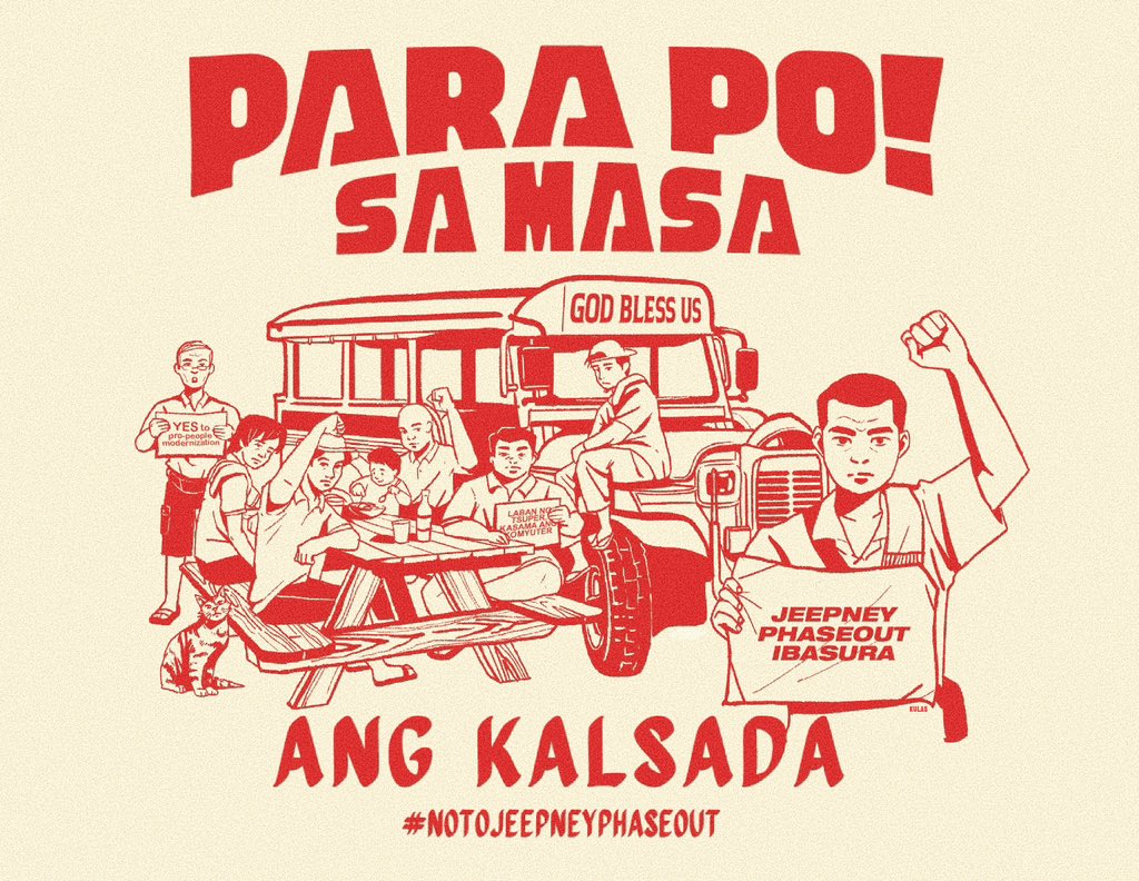 Don’t hate the welga, hate the pahaseout! #NoToJeepneyPhaseout