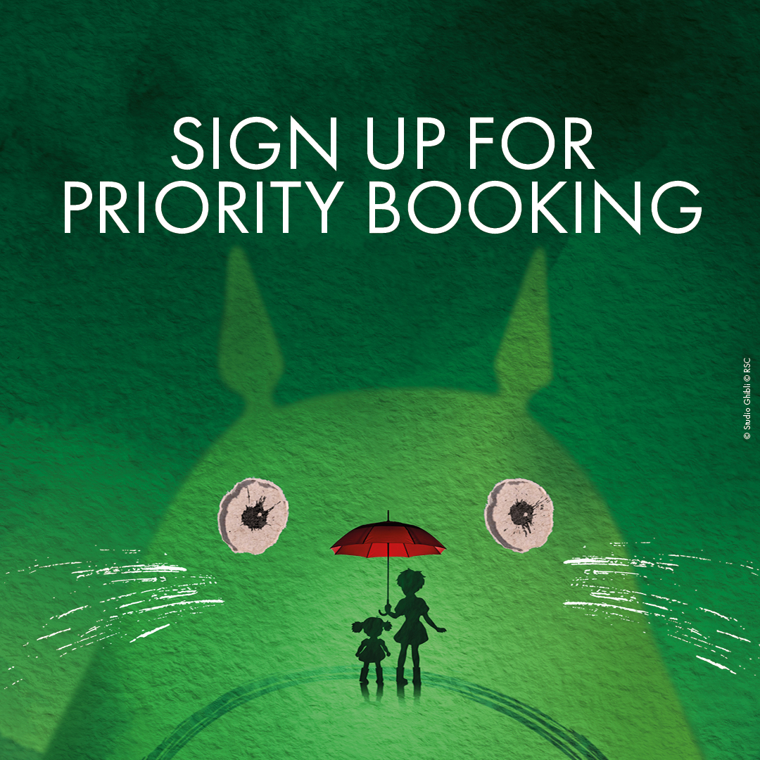 Priority Booking Now Open! Don't miss the theatrical event of 2025 as the RSC’s and Joe Hisaishi’s My Neighbour Totoro, Studio Ghibli's masterpiece, comes to life at the Gillian Lynne Theatre from 8 March, 2025. Sign up now for exclusive access: lwtheatres.co.uk/whats-on/my-ne…