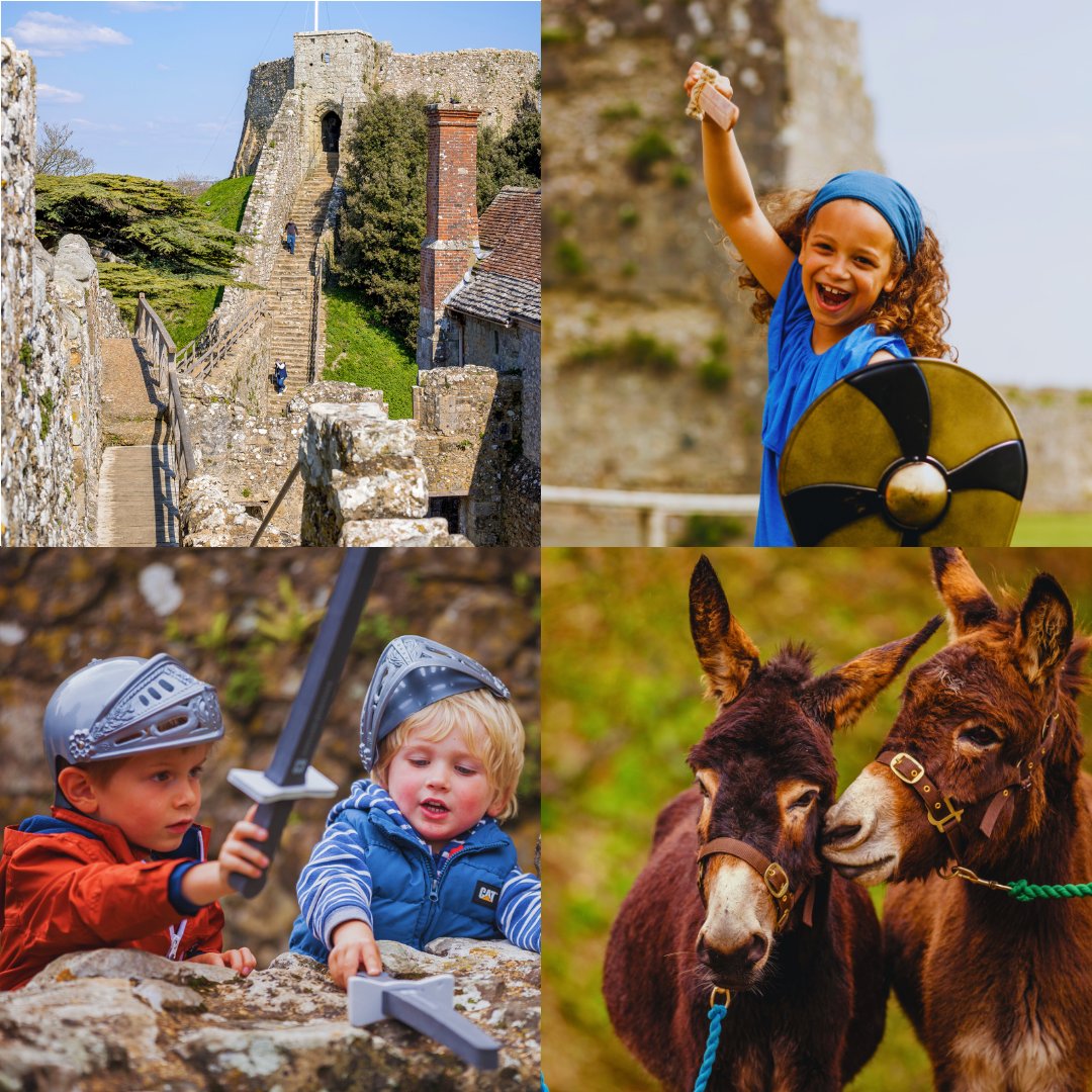 Kids Rule! this May half-term at Carisbrooke Castle 🏰👑 Prepare yourself for battle and join us throughout the day to flaunt your sword and jousting skills. 🏇⚔️ Book now and view the timetable for the day: brnw.ch/21wJh0f.