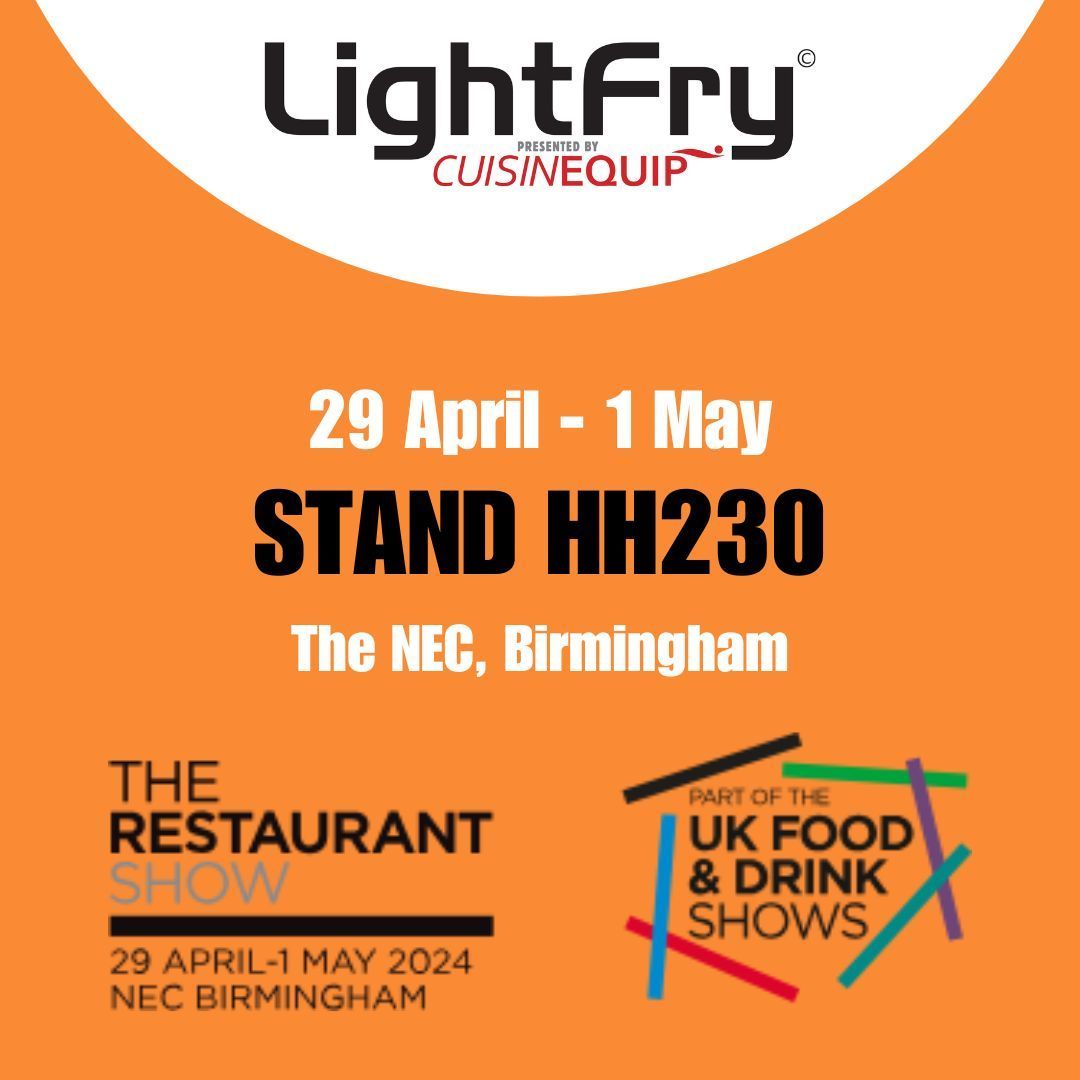 We're here for day one of The @restaurantshow! We are exhibiting our #LightFry commercial air fryer on stand HH230. Visit us to find out more on how we can revolutionise your commercial kitchen. #TRS
