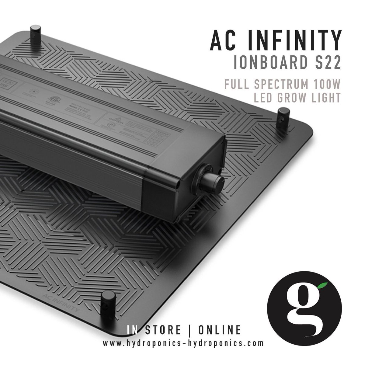 greatstuffhydro's tweet photo. Introducing the IONBOARD Series Full Spectrum 240W LED Grow Lights from AC Infinity

Available in store &amp; online
S33: https://t.co/U2dhQfiDKC 
S22: https://t.co/lALK6LBXyr 

#acinfinity #IONBOARDS33 #IONBOARDS22 #ledgrowlights #ukhydro #greatstuffhydro #hydroponics #indoorgrowing https://t.co/13OSw1c4PO