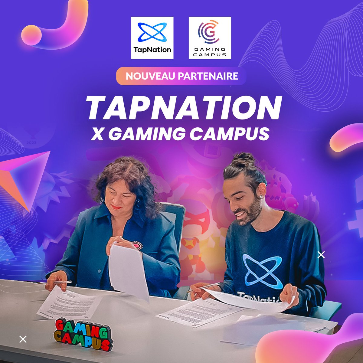 @GamingCampus and #TapNation join forces! 🤝  

Their students will benefit from our support through our team's creativity and the use of new technologies while being able to do internships within the company.

Read the full article here 👉 gamingcampus.fr/newsroom/le-ca…

#mobilegaming