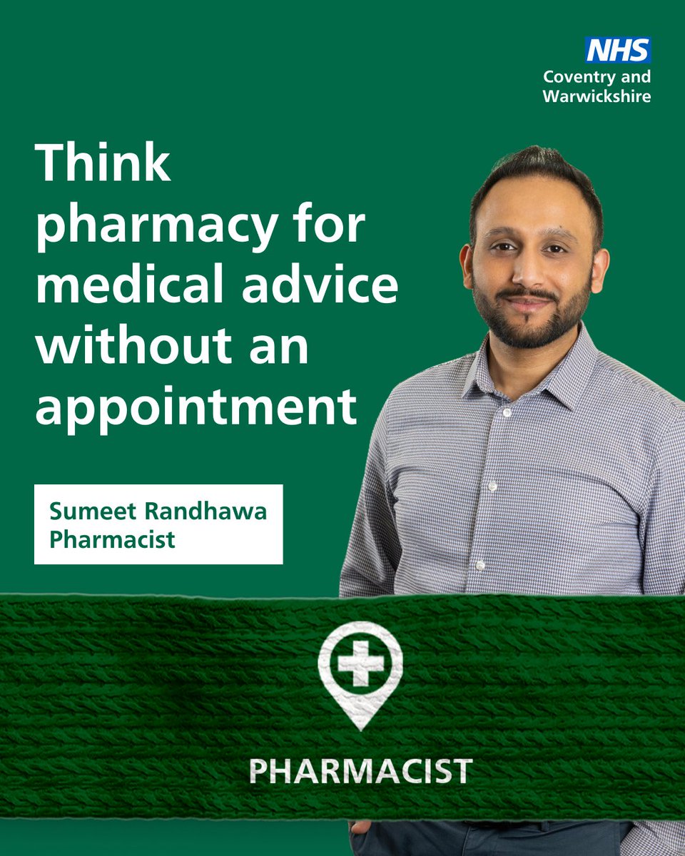 Your community pharmacy can support you with medication for a variety of minor illnesses, without you needing to visit your GP first. Please visit: nhs.uk/service-search…