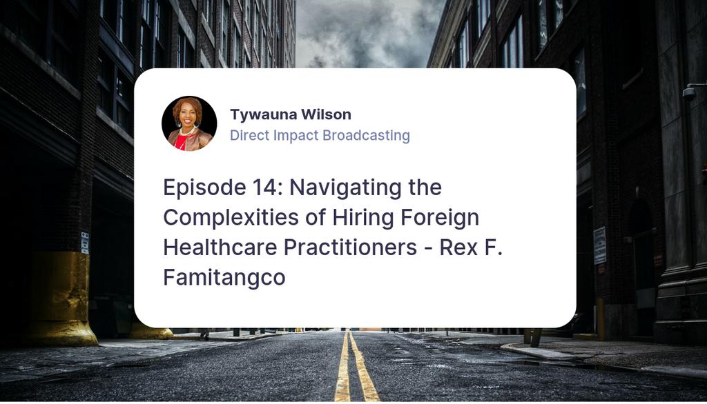 Have you ever wondered how foreign healthcare practitioners can navigate the complex US immigration system to work in medical laboratories? 

Listen here  👉 lttr.ai/AR9Tq

#Leadershipdevelopment #Leaders #STEM #leadershiptidbits #laboratorymedicine #medicallaboratory