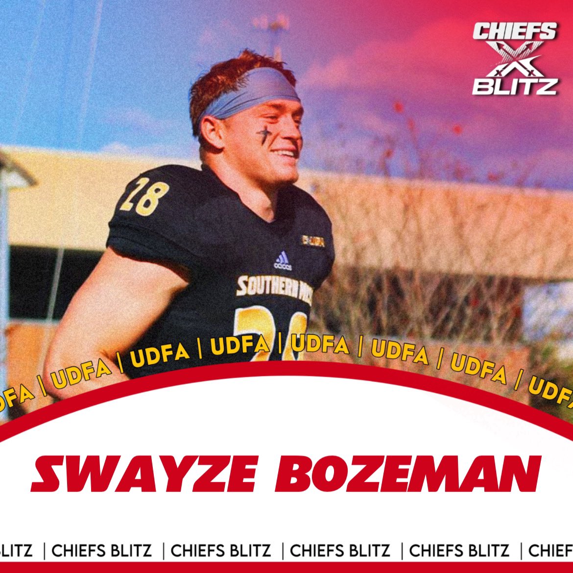 #Chiefs have signed UDFA linebacker Swayze Bozeman.

@ChiefsInsider @TalkPrimeTime