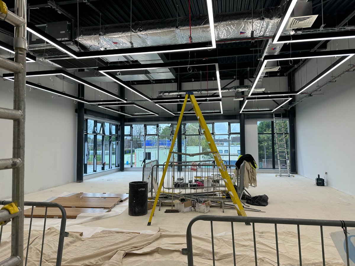 With 5 weeks to go until the unveiling of our new building, we wish to give you all a sneak peek of our new Performing Arts Studio! A massive thank you to our wonderful team who have been working very hard to make to make our new building safe and operational by Summer 2.