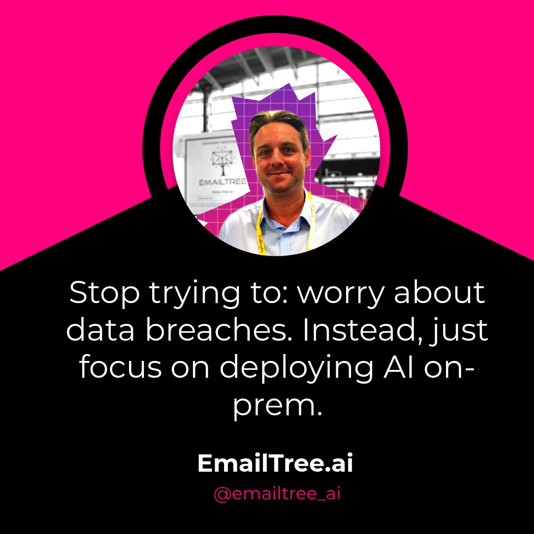The rest will take care of itself. 😌🛡️ Take the reins back on your customer data with on-prem AI. Your data, your rules—secure and compliant. 🤖🔒 Data privacy respected. Automate securely. 💼 #DataPrivacy #AI #CustomerExperience #EmailTree