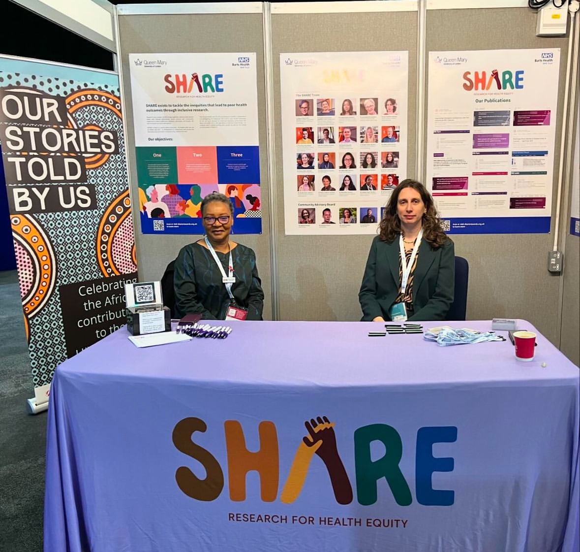 Good morning from #BHIVA24! We will be at our stand all conference - come and chat to us about our work! Here’s @Bex_Mbewe @sara_paparini this morning.
