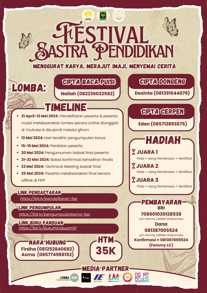 sch! ada info lomba nih, yuk bisa ikut dan dikepoin lewat ig @ event_rispenbemfipp