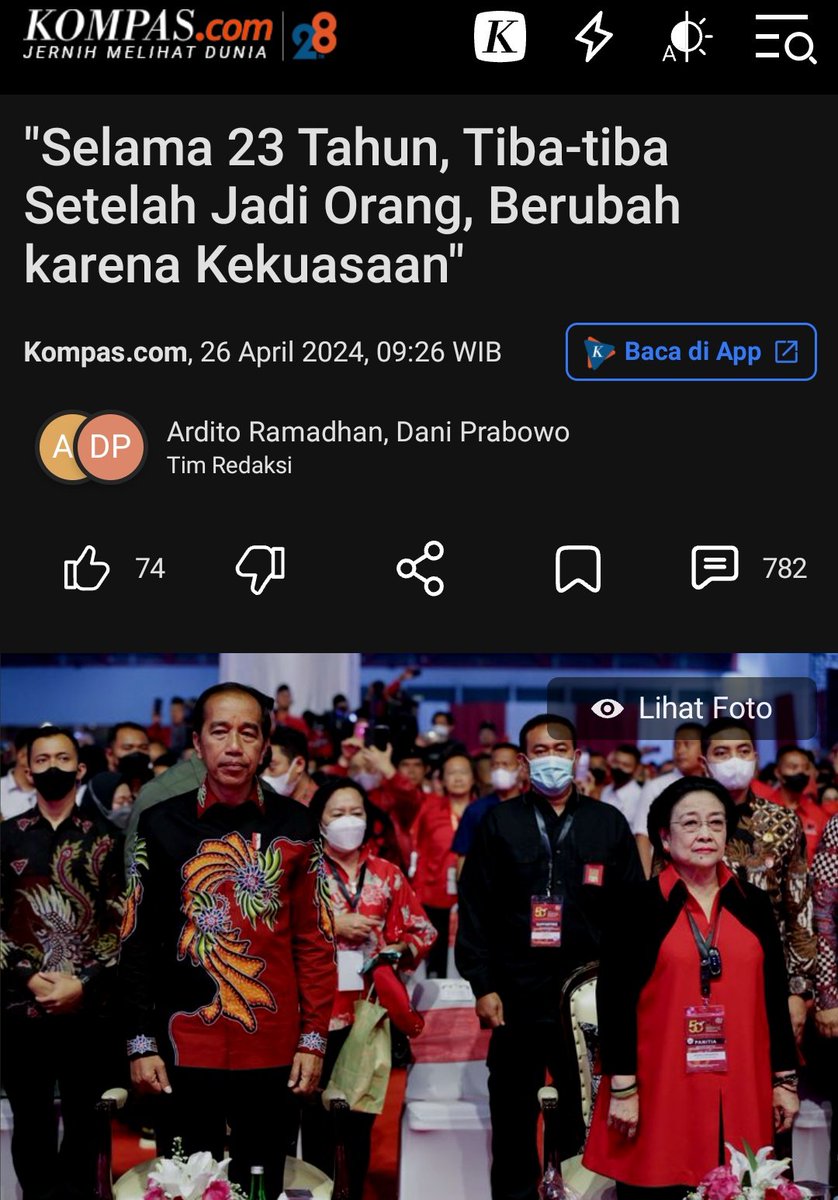 Selama 23 Tahun, Tiba-tiba Setelah Jadi Orang, Berubah karena Kekuasaan Sekretaris Jenderal PDI Perjuangan Hasto Kristiyanto mengakui bahwa manuver Presiden Joko Widodo pada Pemilihan Presiden (Pilpres) 2024 lalu mempengaruhi perasaan kader PDI-P. Sebab, Jokowi yang sudah…