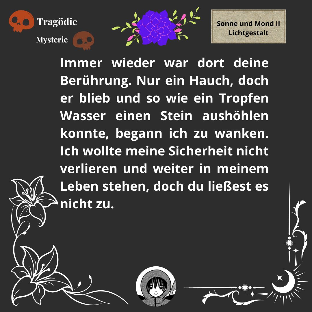 Wer wird gewinnen? Tsuki oder Taiyo? Wird Taiyo unter Tsuki zerbrechen oder behält er seine Sicherheit bei? Findet es heraus auf Patreon und Co. #autor #tragödie #lesen #mysterie #webnovel #text #familienliebe #schreiben #familie #sonneundmond #shinotenshi