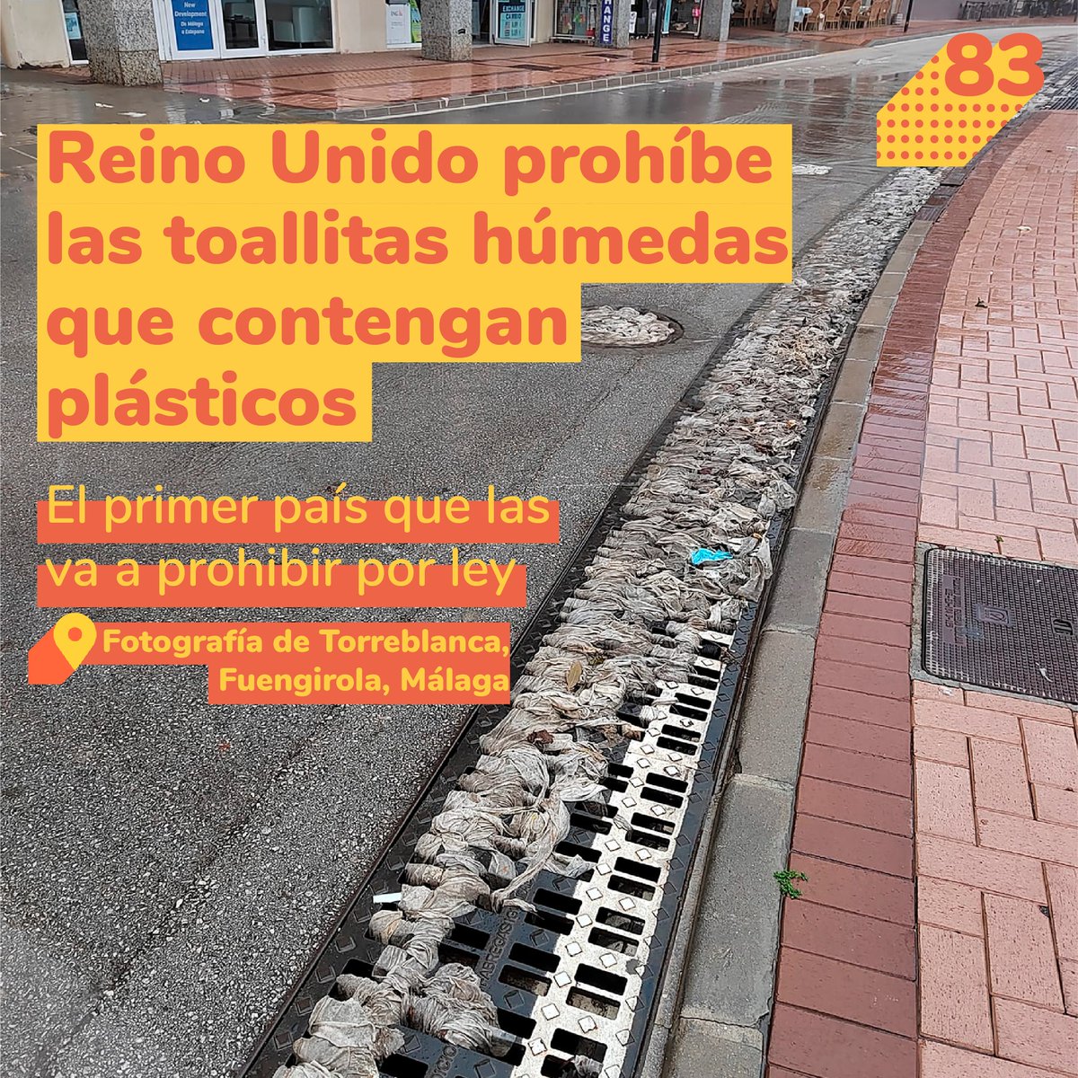 Buenas noticias 📢📢 Se prohíben, por ley, las #toallitashúmedas que contengan plástico en el Reino Unido. El primer país en dar ese paso adelante y esperemos que sea el que abre la veda a los demás. Basta ya de toallitas a nivel planetario 🫸⛔️ Vía @Movimiento_83