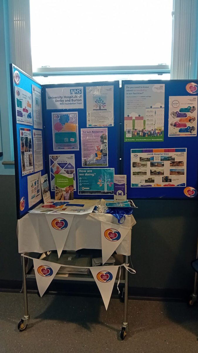 Come and see us today at St. Oswald's Community Hospital, Ashbourne, to learn more about our Patient Experience, Advice and Support Services! Everyone welcome to come and chat with us. We’re here till 11.30am! #Iamthepatientexperience