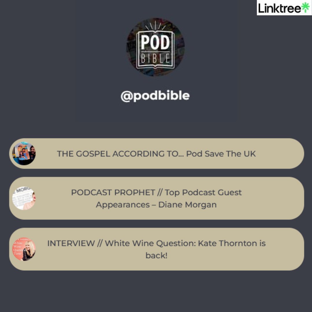 Did you miss any of our articles last week? There’s still time to catch up – just click on the link below to see the full list! linktr.ee/podbible #podcast #podcasting #podlife #podernfamily #linktree