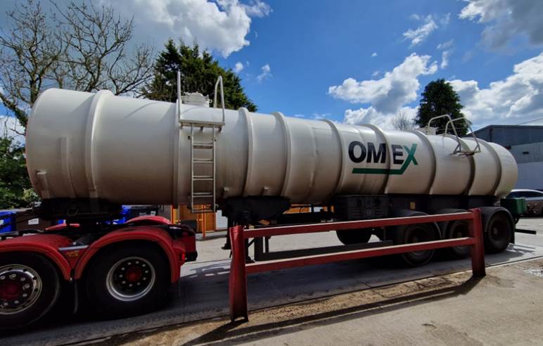It has to come in to go out. Massive uptake as we take in another tanker load of Omex Liquid Fertilizer to satisfy demand. @OMEXCompanies