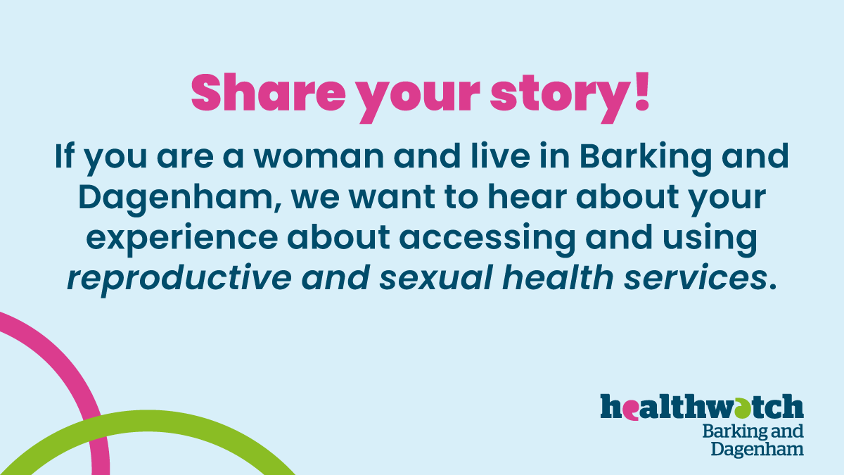 We are calling all women residing in @lbbdcouncil to share their experiences about reproductive and sexual health services as part of our initiative to evaluate and enhance the quality and availability of these services: surveymonkey.com/r/WomenPr healthwatchbarkinganddagenham.co.uk/news/understan…
