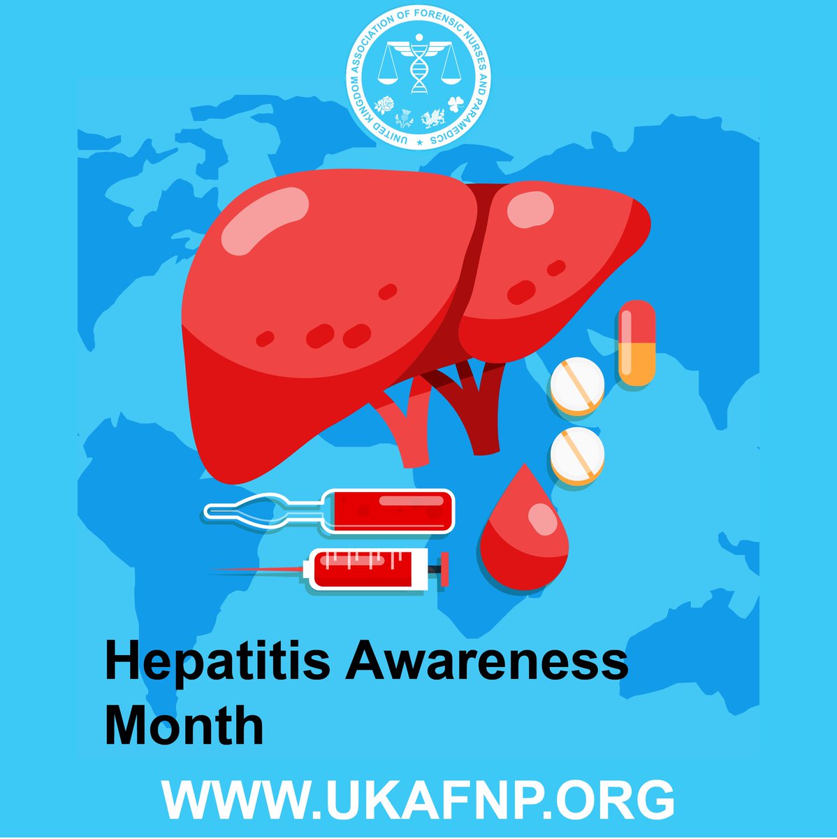 May is #HepatitisAwarenessMonth. This month, we focus on educating and raising awareness about hepatitis, a major global health threat. Stay tuned for facts and how it relates to forensic healthcare. #UKAFNP 🌍💉