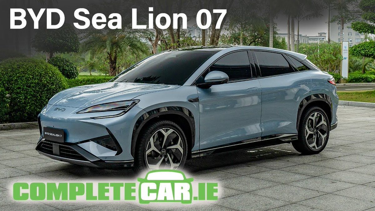 BYD will expand its product offering in Europe in 2025 with another SUV named the Sea Lion. Here's our first look around it courtesy of @neilmbriscoe. @BYD_Ireland @BYD_Europe Watch here on the @completecar channel: buff.ly/4dkWdqM