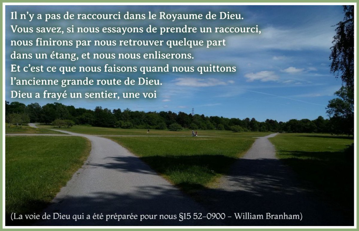 RECUEIL DES CITATIONS DU PROPHÈTE W.M.BRANHAM (@LeEpouse) on Twitter photo 2024-04-29 09:09:45