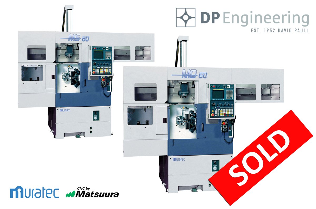 #MuratecMonday Matsuura are delighted to announce that DP Engineering have invested in a Muratec MD-60 and an MS-60 from UK stock at Matsuura. Look out for a new MTDCNC video from DP Engineering in early summer 2024. #automation #cnclathe #5axis #ukmfg