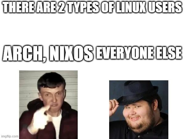 There are 2 types of Linux users