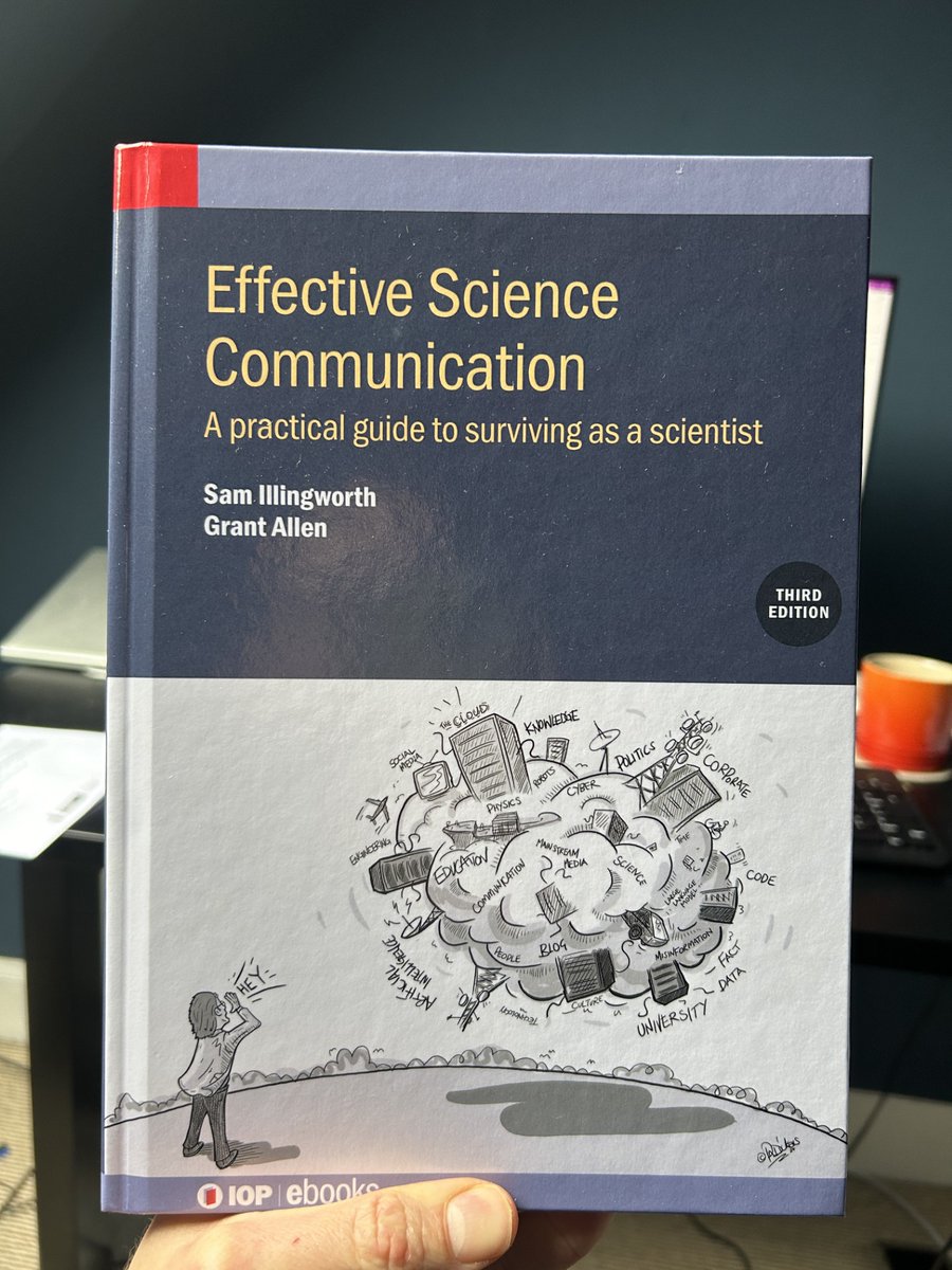 🎉The author copies of the 3rd edition of 'Effective Science Communication' from @IOPPublishing have just arrived! 🎉 To win a signed copy, just re-tweet and I'll pick 2 re-tweeters at random on Thursday 9th May Also, order here: doi.org/10.1088/978-0-… #scicomm