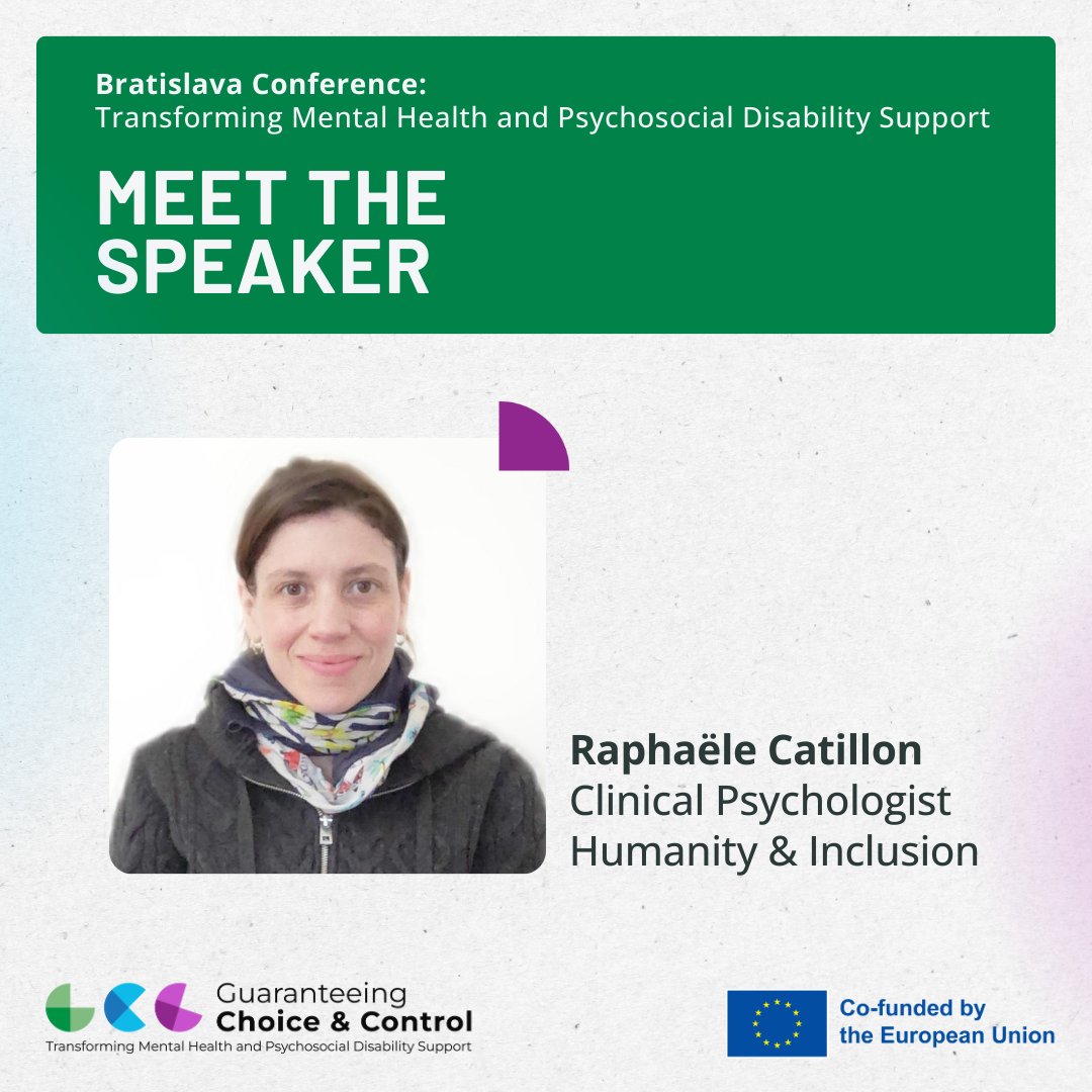 Let’s give a warm welcome to Raphaële Catillon who’ll speak on the topic of strengthening #MentalHealth systems and good practices from outside of Europe.🗺️​ Raphaële is a clinical psychologist with over 18 years of experience in MHPSS. Register here: easpdconference.eu/registration