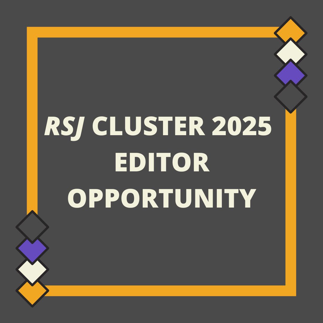 Do you think you could be the 2025 Royal Studies Journal Cluster editor? If so, keep reading!
🧵
