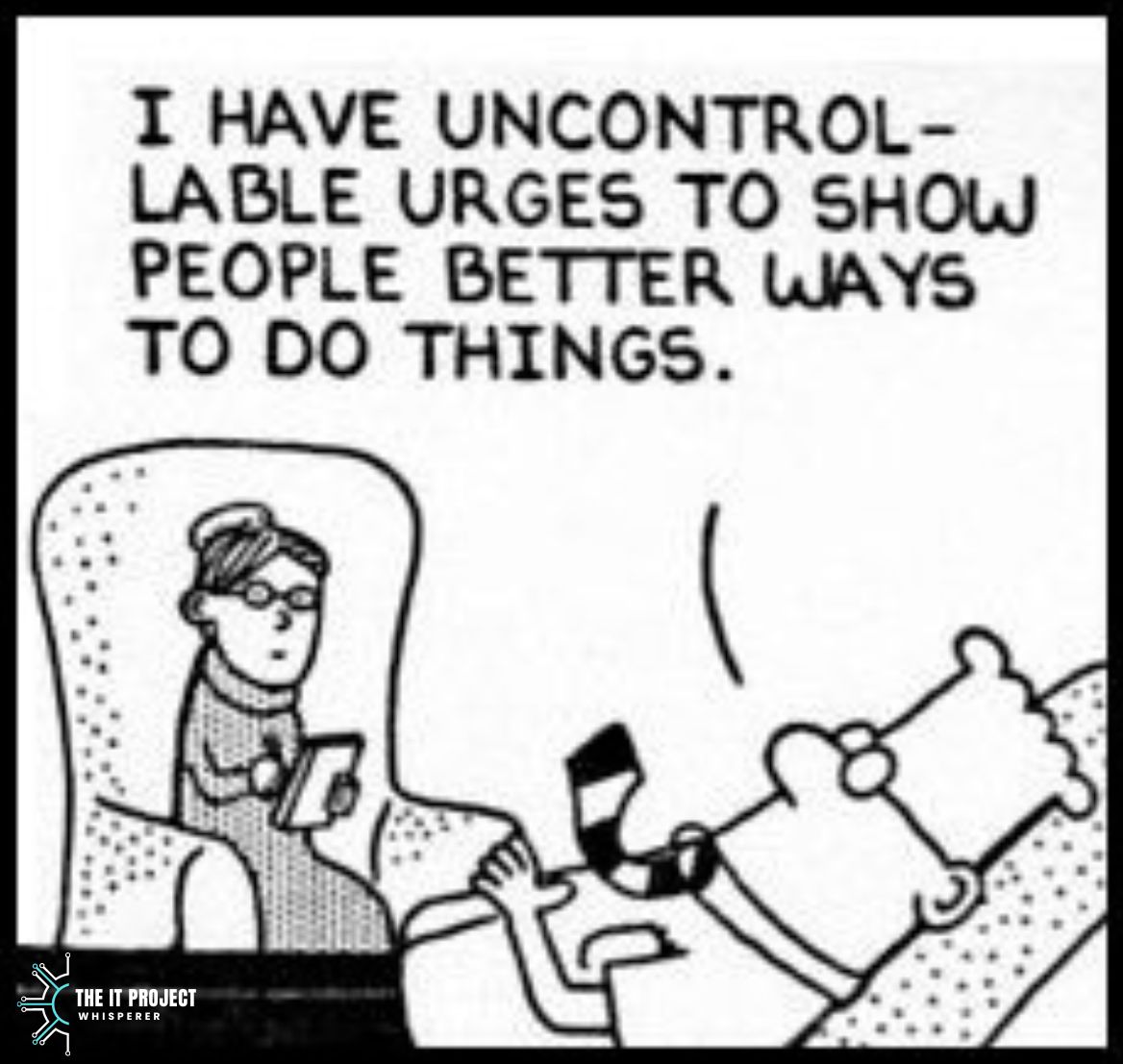 Ever feel like you're bursting at the seams with innovative ideas? ⭐
Embrace that unstoppable urge to lead the way towards better solutions! 💼 💡

#InnovationMatters
#LeadershipJourney
#TheITProjectWhisperer