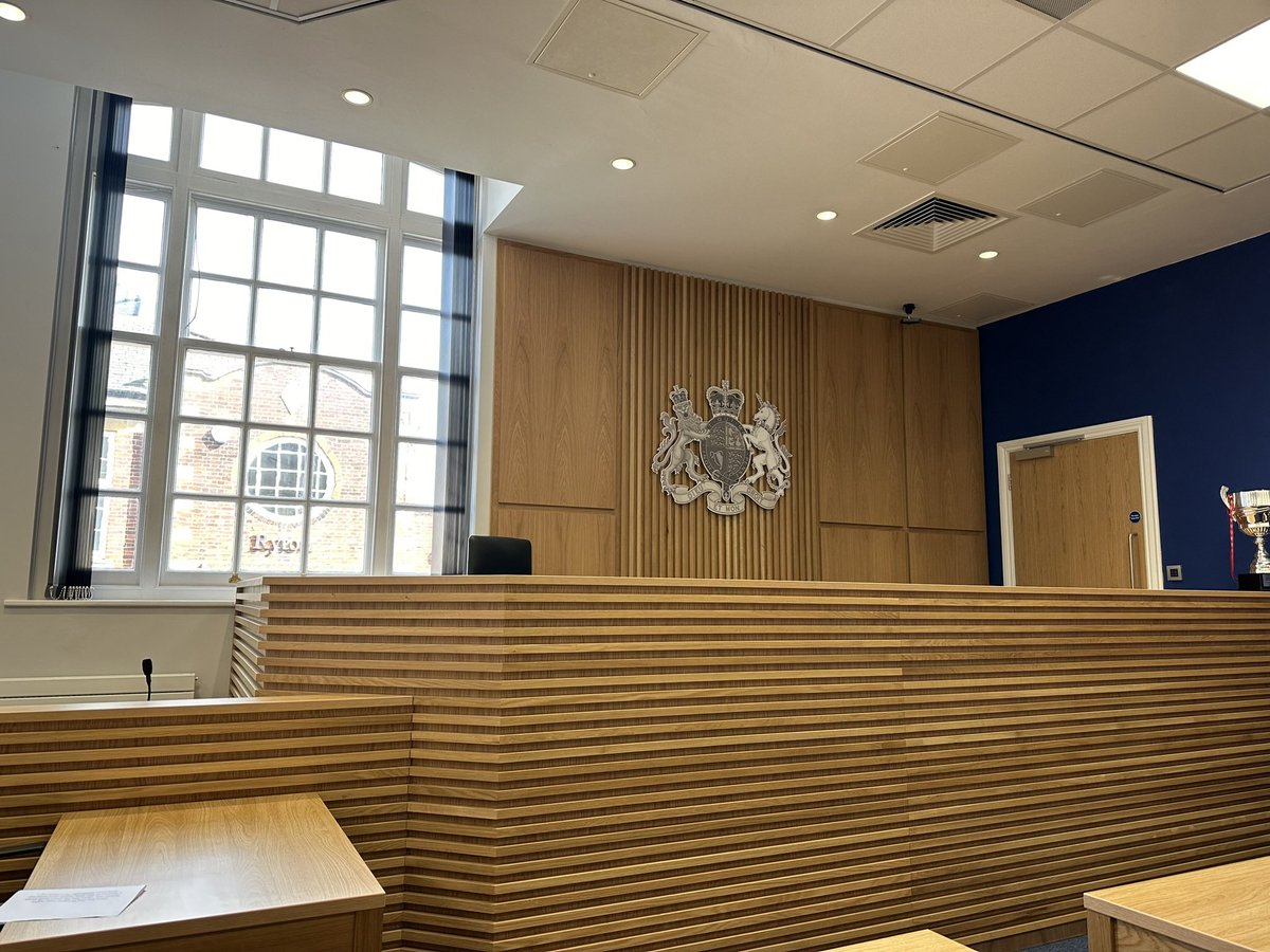 Week of courtroom exercises starts here!! Both second years and final years doing their giving evidence all week. I do enjoy this bit, but it is knackering