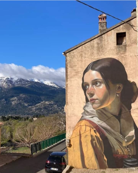 A mural in Corsica.

How beautiful.