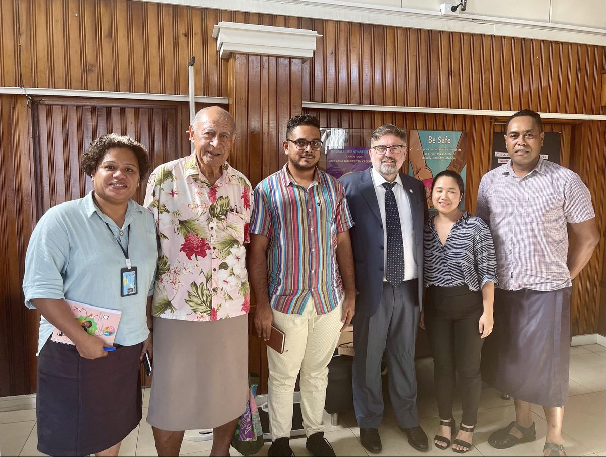 Privileged to be meeting the dedicated staff at Suva’s STI/HIV hub & the HIV Care Team. Impressed by their commitment as they briefed me on their ongoing efforts against the rising dual HIV & drug epidemics. Their passion and resilience are commendable. Vinaka for your dedication