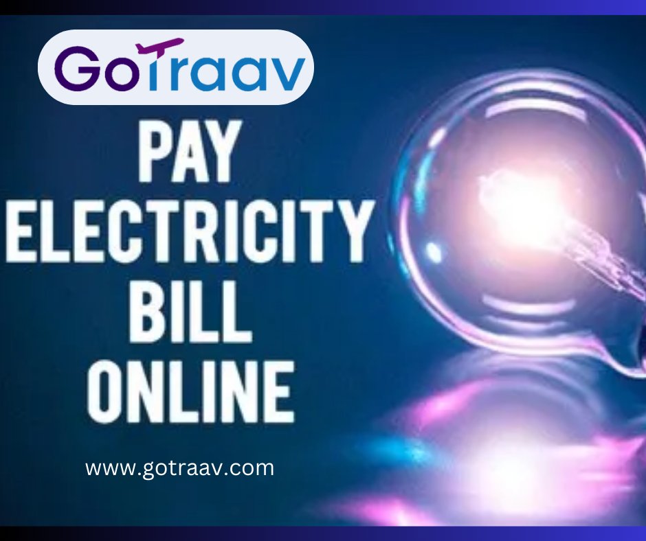 🔌 Never Miss a Beat with Gotraav! 🔌

Say goodbye to long queues and overdue bills! With Gotraav, you can now conveniently pay your electricity bills online, hassle-free!
gotraav.com

#Gotraav #OnlinePayments #ElectricityBill #Convenience #SecureTransactions