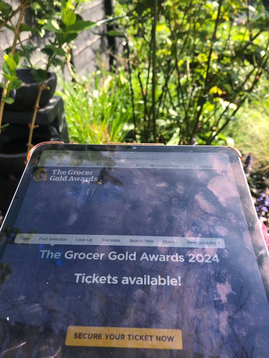 Slightly slower pace this week. ☕️Starting out in the garden judging for #grocergold awards and then getting a #retaildisrupted episode out. And we have ☀️!