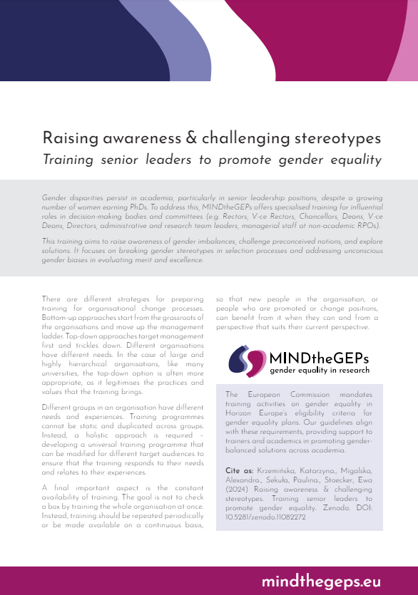 Empowering change: Through strategic training, our partners drive gender equality in their organisations. Our newly issued recommendations reflect our commitment to impactful leadership development at all levels. 💼🌟 #GenderEquality bit.ly/3UjPiFV
