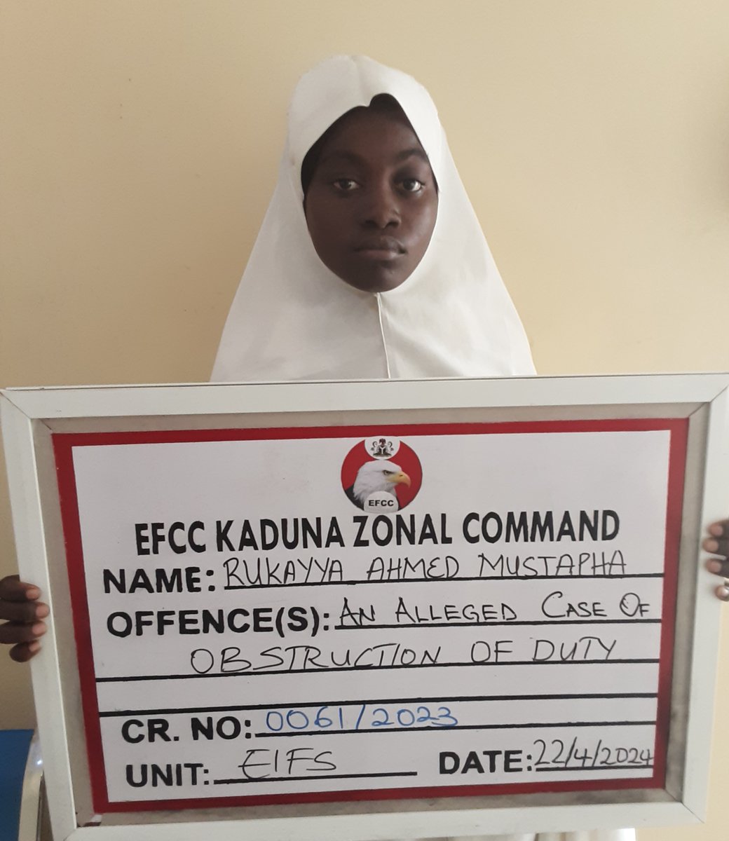 EFCC Arraigns Four for Alleged Obstruction of Justice in Kaduna The Kaduna Zonal Command of the Economic and Financial Crimes Commission, EFCC on Wednesday, April 24, 2024 arraigned four suspects before Justice A.A Bello of the Kaduna State High Court, Kaduna. They were docked